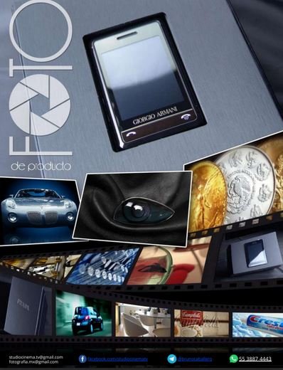 Catalogo digital Fotografia Profesional Bruno Caballero Studio Cinema