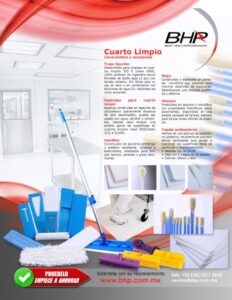 consumibles para cuarto limpio mops y trapos