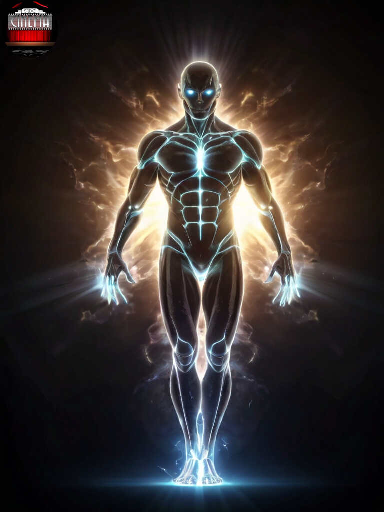 Humanoid super hero alien _humanoid_ethereal_energy_light_humanoid_energy_s_1