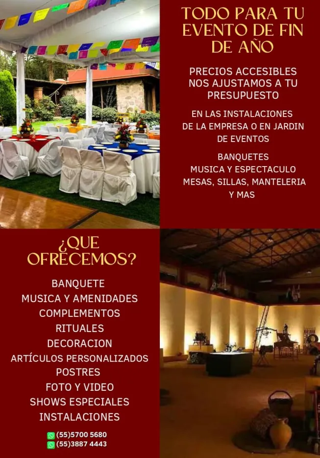Organizacion de eventos sociales y empresariales en meico