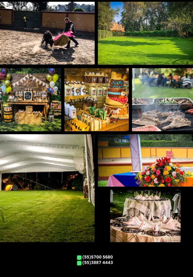 jardin de eventos en atizapan para bodas XV años, bautizos y eventos empresariales