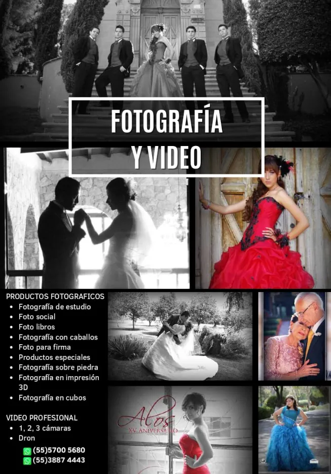 fotografia profesional y video para eventos sociales