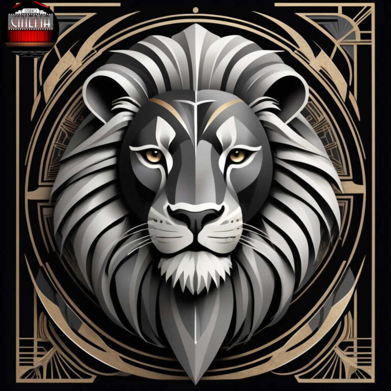 logotipo de leon Lo AlbedoBase_XL_imagine_a_lion_face_minimalistic_vector_type_art_1