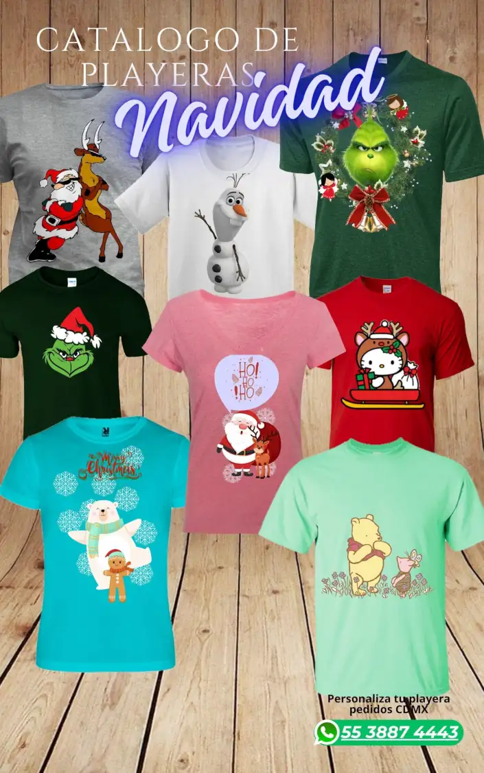 playera de navidad