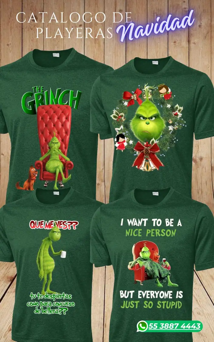 playera de grinch