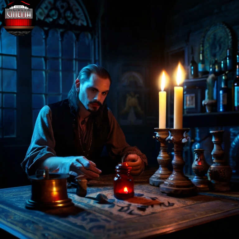 wallpaper de magia , hechiceria, wirchcraft creado con IA Studio Cinema Leonardo_Diffusion_Default_witchcraft_portrait_cinematic_look_1