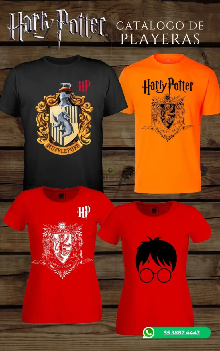 quiero una playera de harry potter