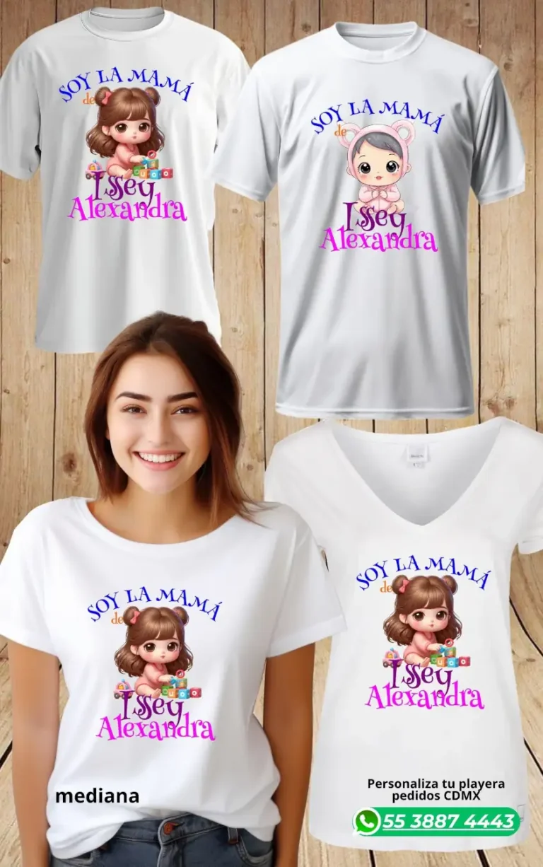 playeras con dibujos para cumpleaños 2