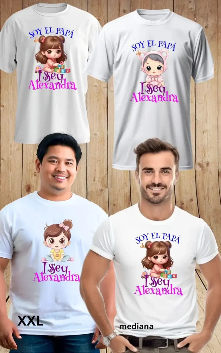 playeras estampadas para fiestas infantiles 3